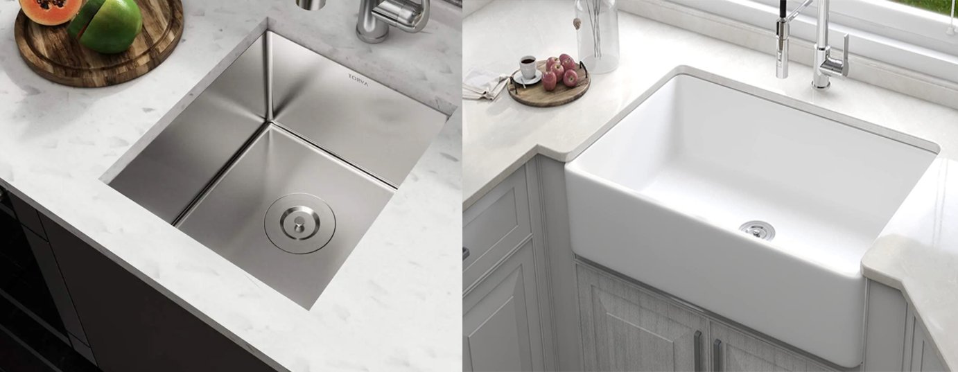 Ceramic Sink VS Stainless Steel Sink